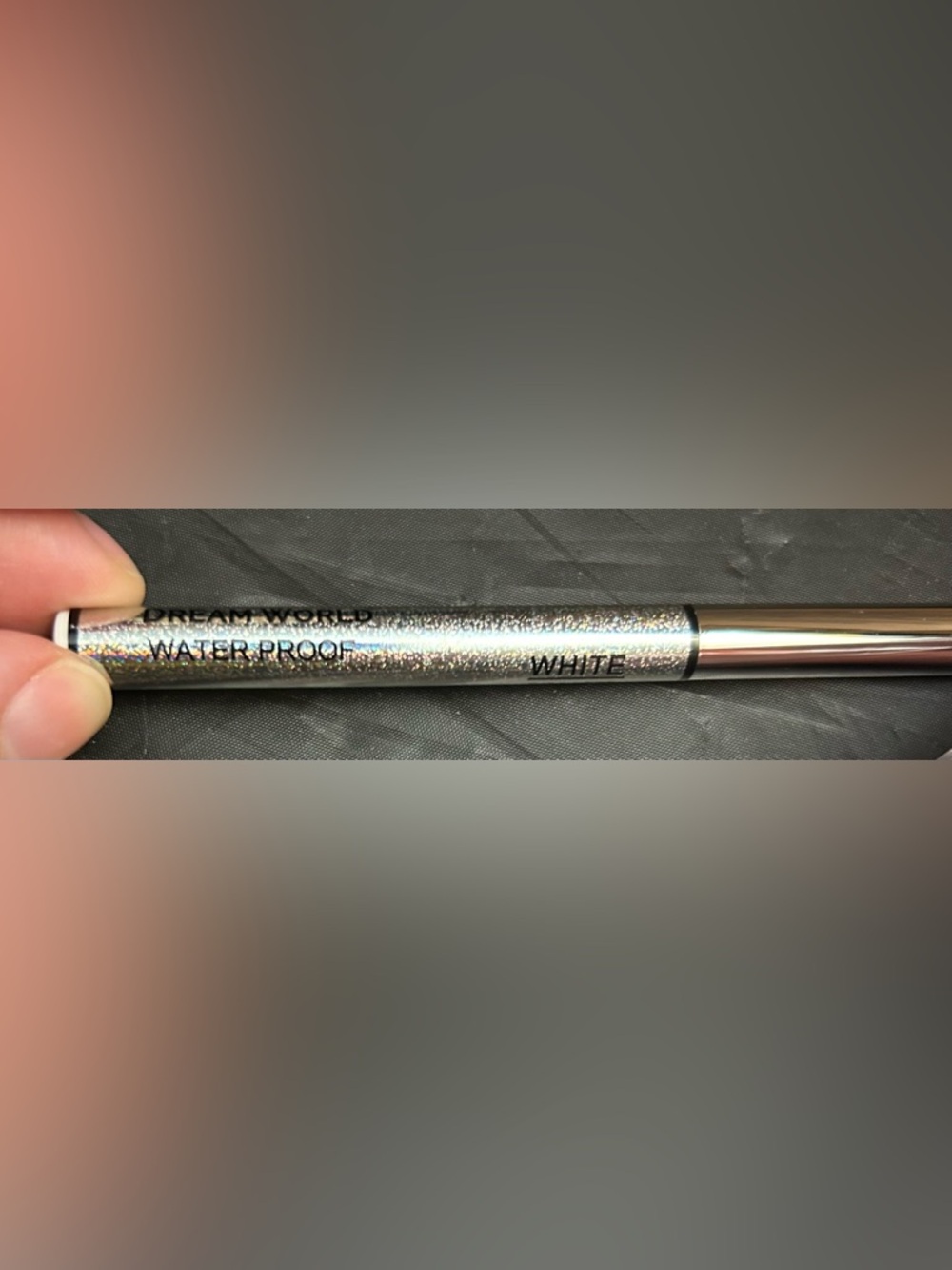 WHIT Holographic Glitter Silver Cosmetic Handle
